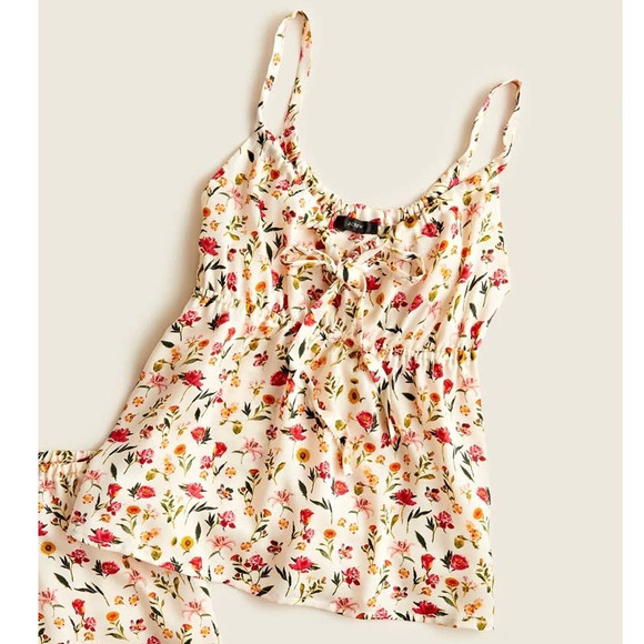 J. Crew Factory Other - J.Crew Easy-luxe Eco Pajama Tank Top in Vintage Floral Medium